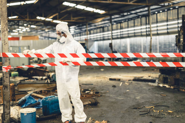 Professional Biohazard technician working in Sparta, GA